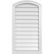 Ekena Millwork Arch Top Surface Mount PVC Gable Vent: Functional, w/ 2"W x 2"P Brickmould Sill Frame, 20"W x 36"H GVPAR20X3603SF - alternate 1
